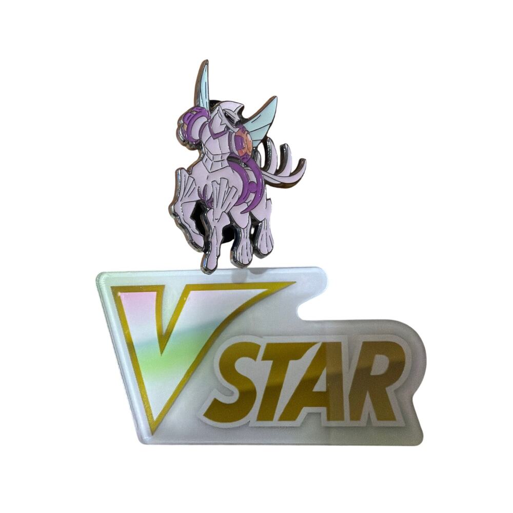 Pokémon TCG Premium Collection Palkia Enamel Collector's Pin & V Star New